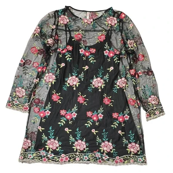 Xhilaration Dresses Xhilaration Womens Xl Shift Dress Black